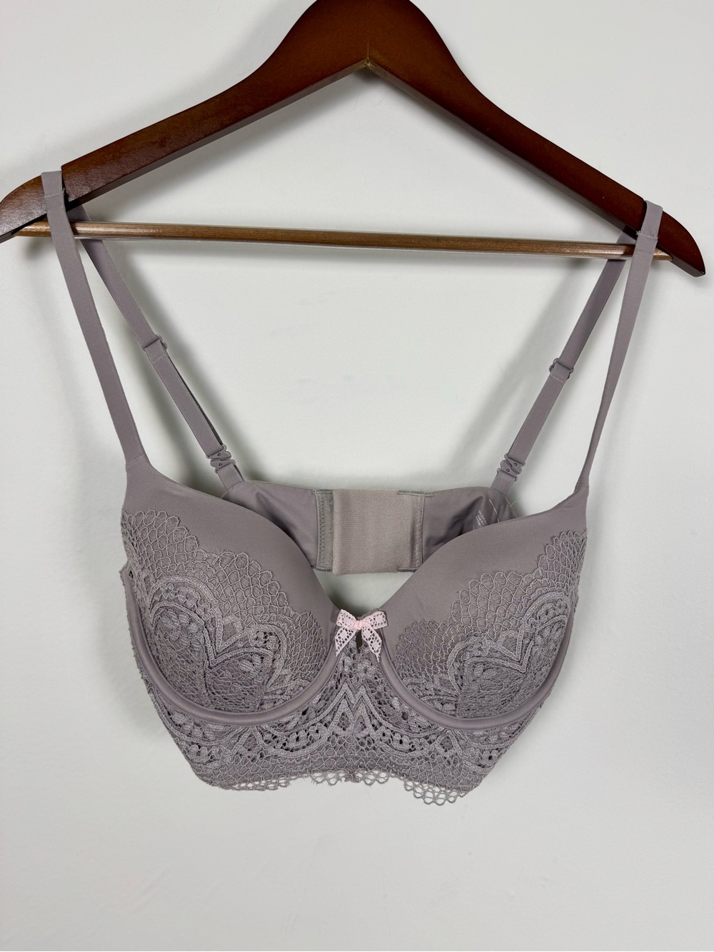 Victoria's Secret Body by Victoria Lined Demi Bustier Bra 34D - Picture 2 of 8